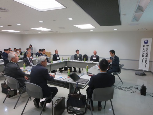 大井川茨城県知事とIRDAとの対話の会